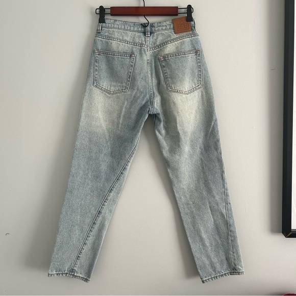 Toteme Light Washed Straight Leg Jeans - Picture 2 of 5
